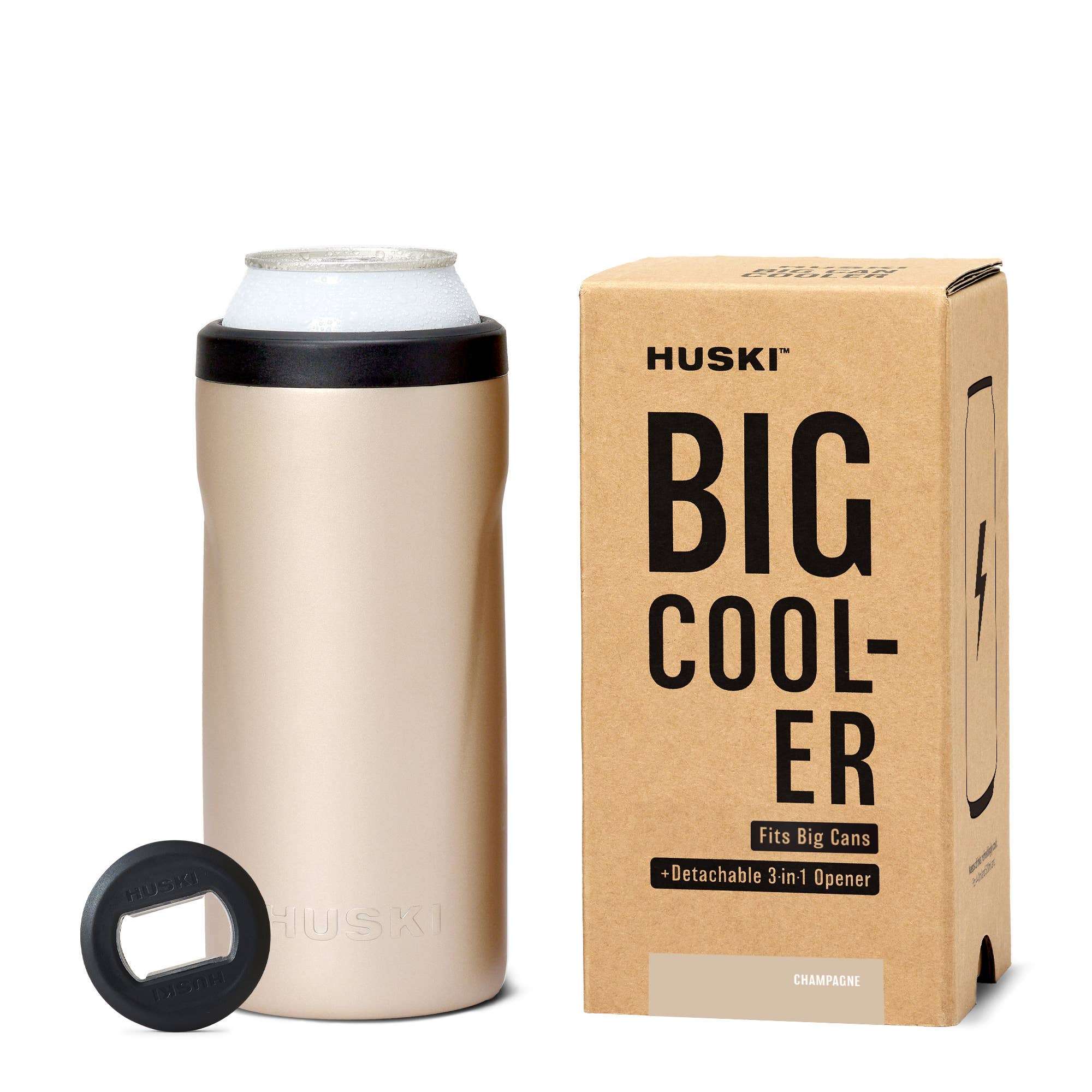 Huski Big Can Cooler - Champagne - Gateway Gifts