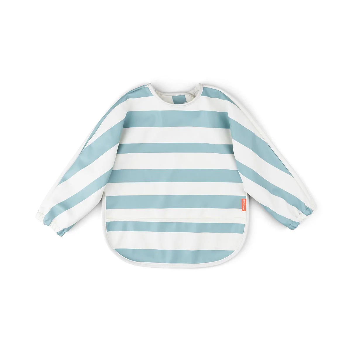 Sleeved Pocket Bib Blue Stripe