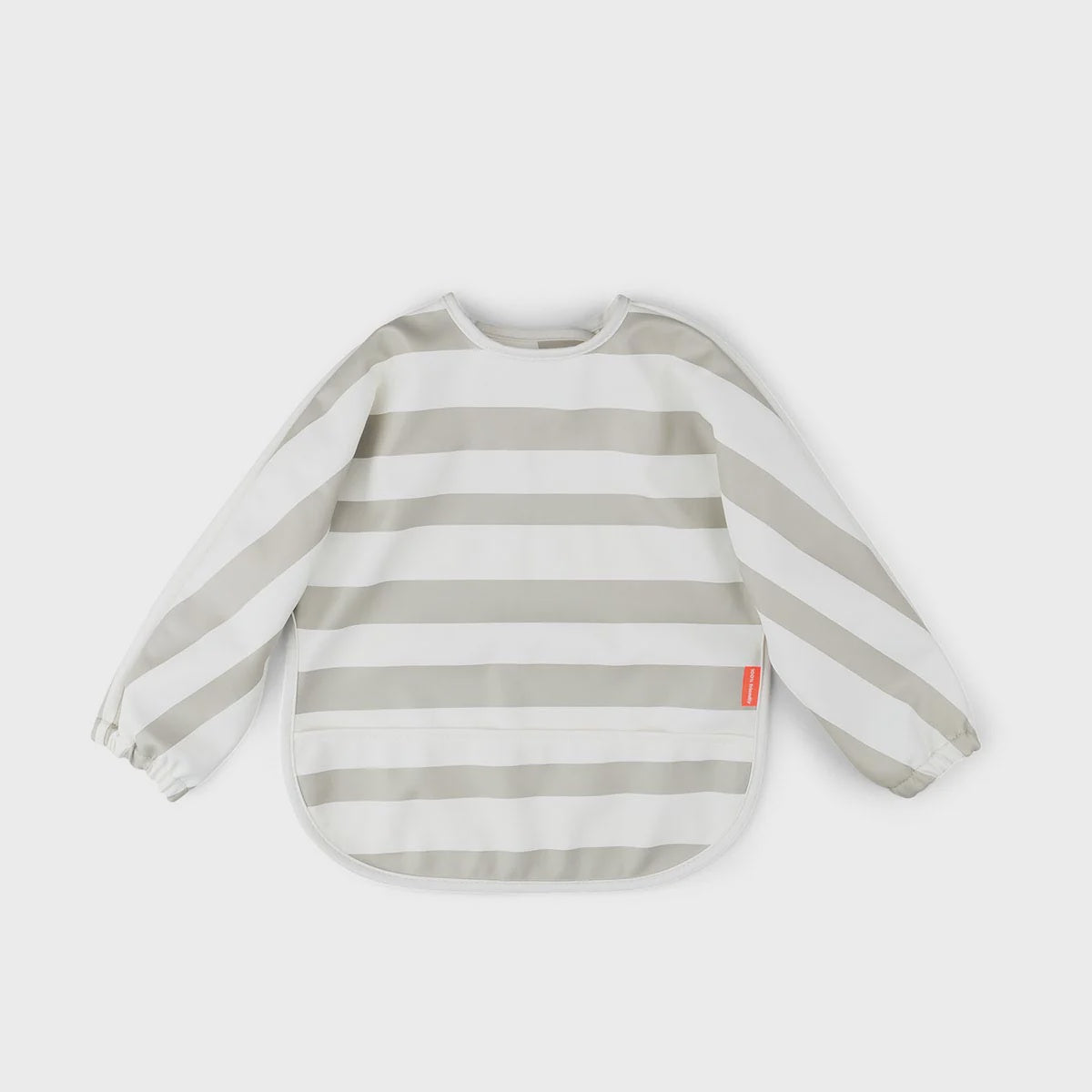 Sleeved Pocket Bib Sand Stripe