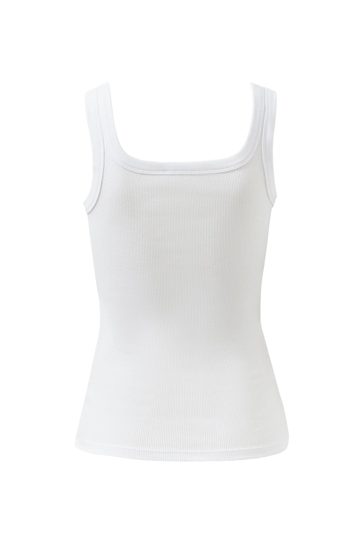 Zaeli Square Neck Tank White - Gateway Gifts