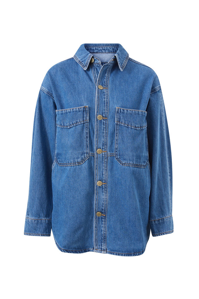 Bobbi Side Pocket Shackett - Gateway Gifts