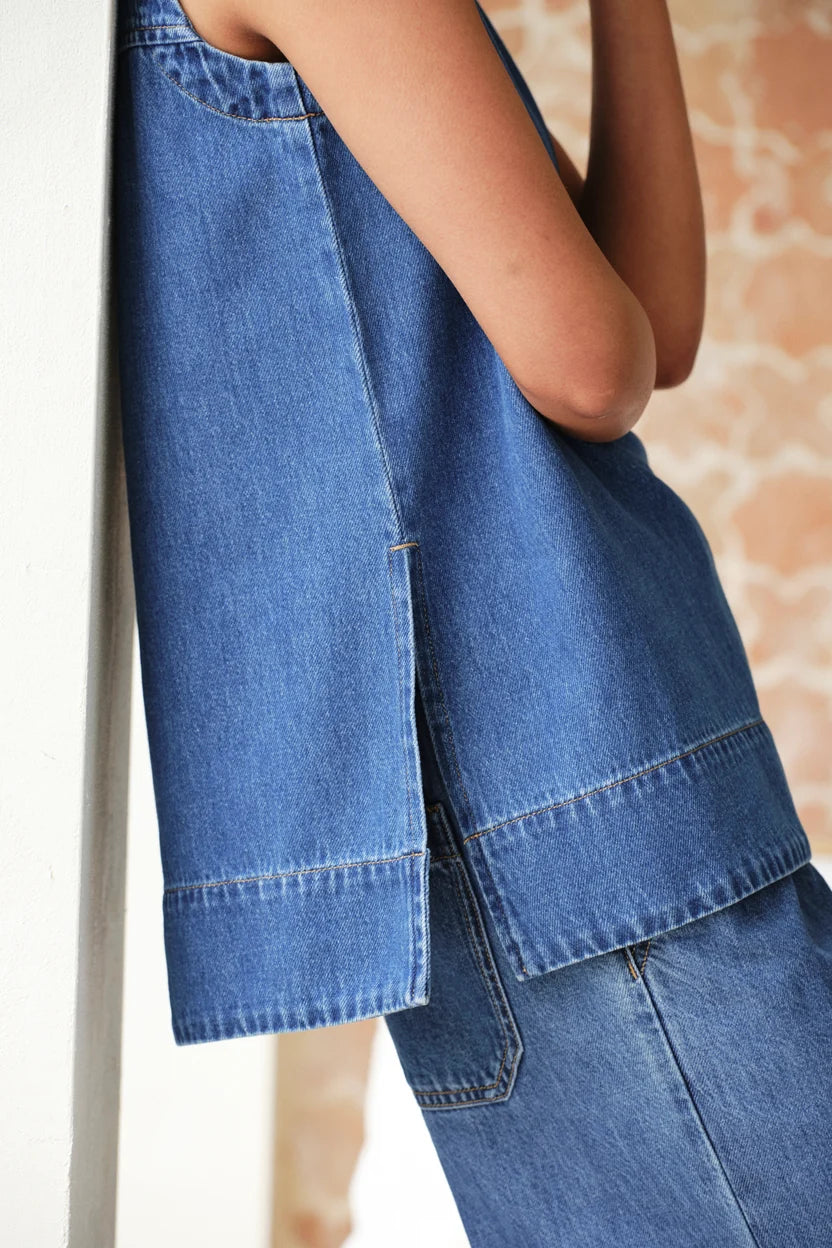 Winnie Tunic Fresh Indigo - Gateway Gifts
