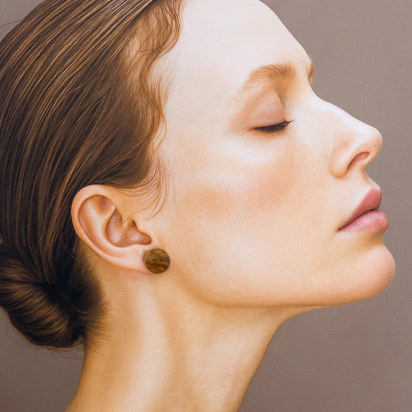 15mm Round Stud - Caramel - Gateway Gifts