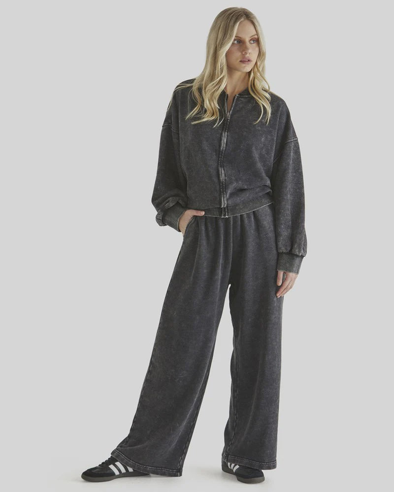 Carson Sweatpant Washed Black