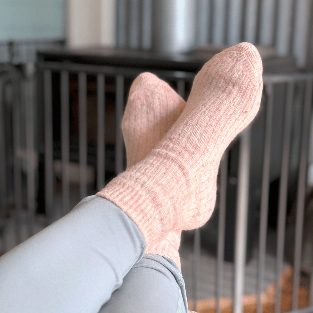 The Comfiest Socks - Blush Pink: S/M - Gateway Gifts