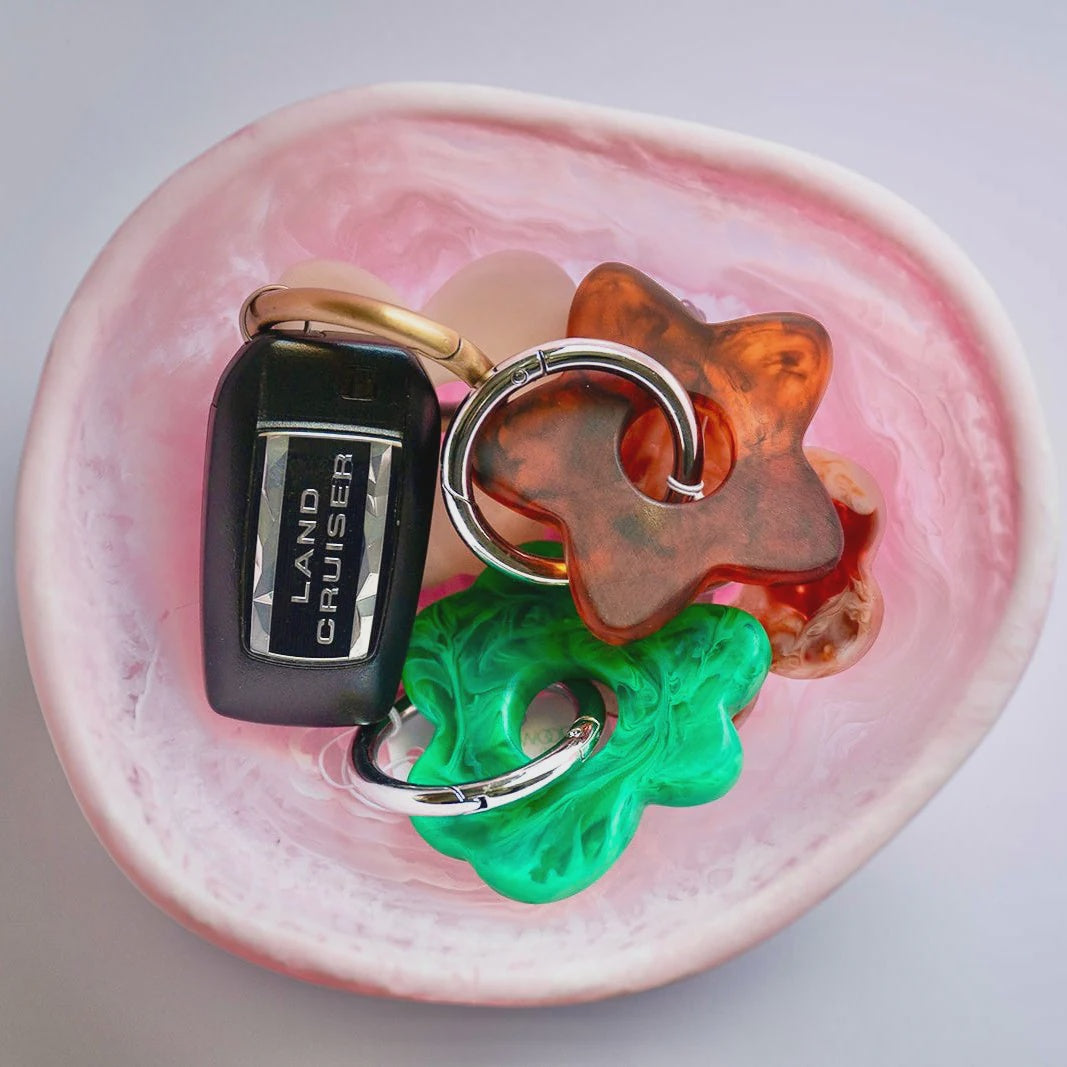 Floral Resin Keyrings