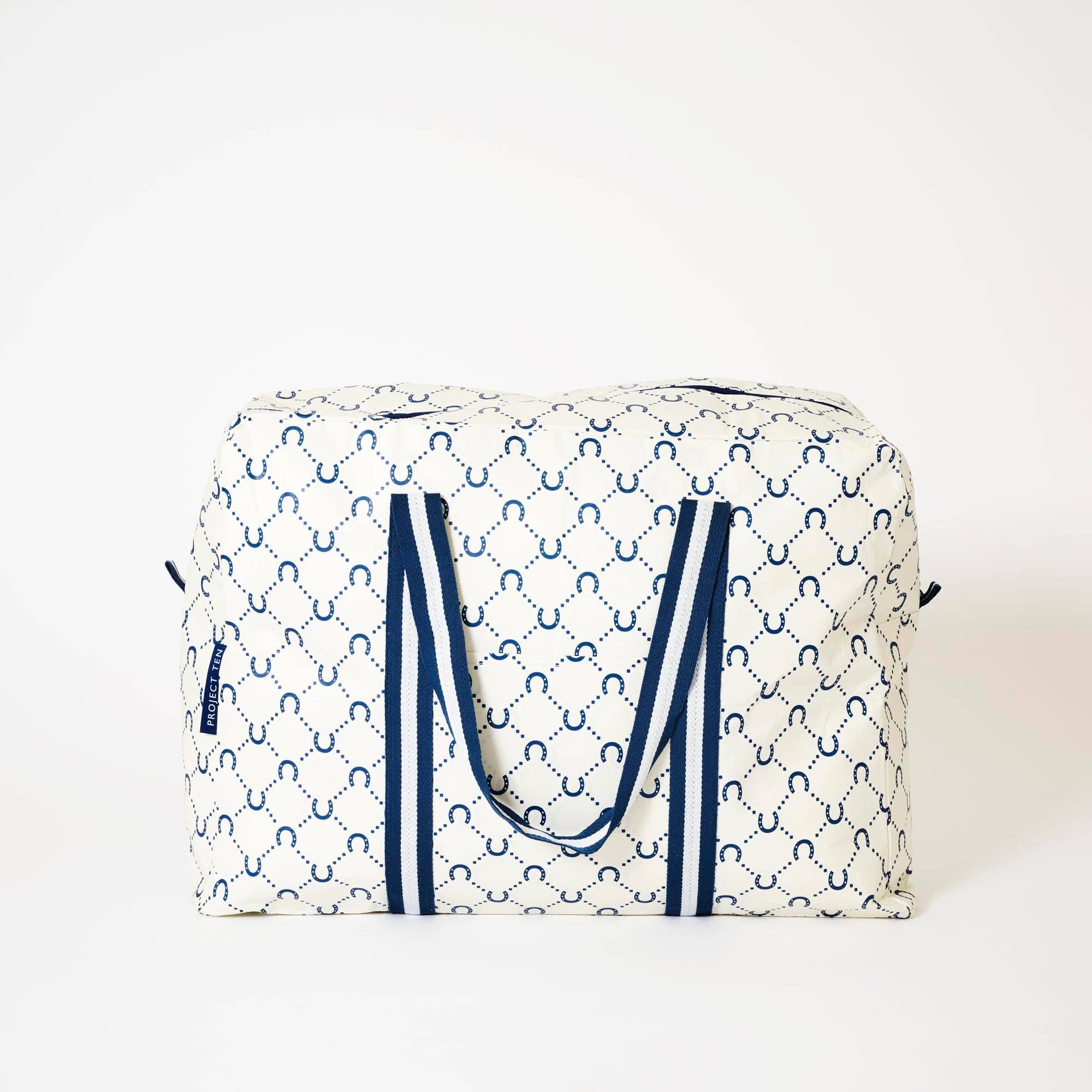 Overnight Bag – Navy Horseshoe - Gateway Gifts