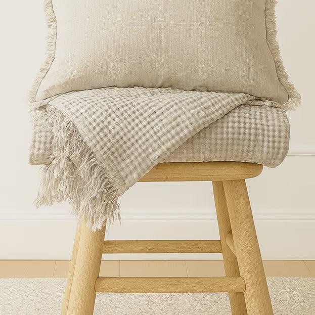 Organic Cotton Muslin 4 Layer Throw - Gateway Gifts