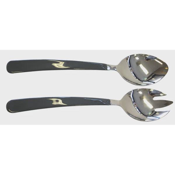 Grey Enamel Salad Servers