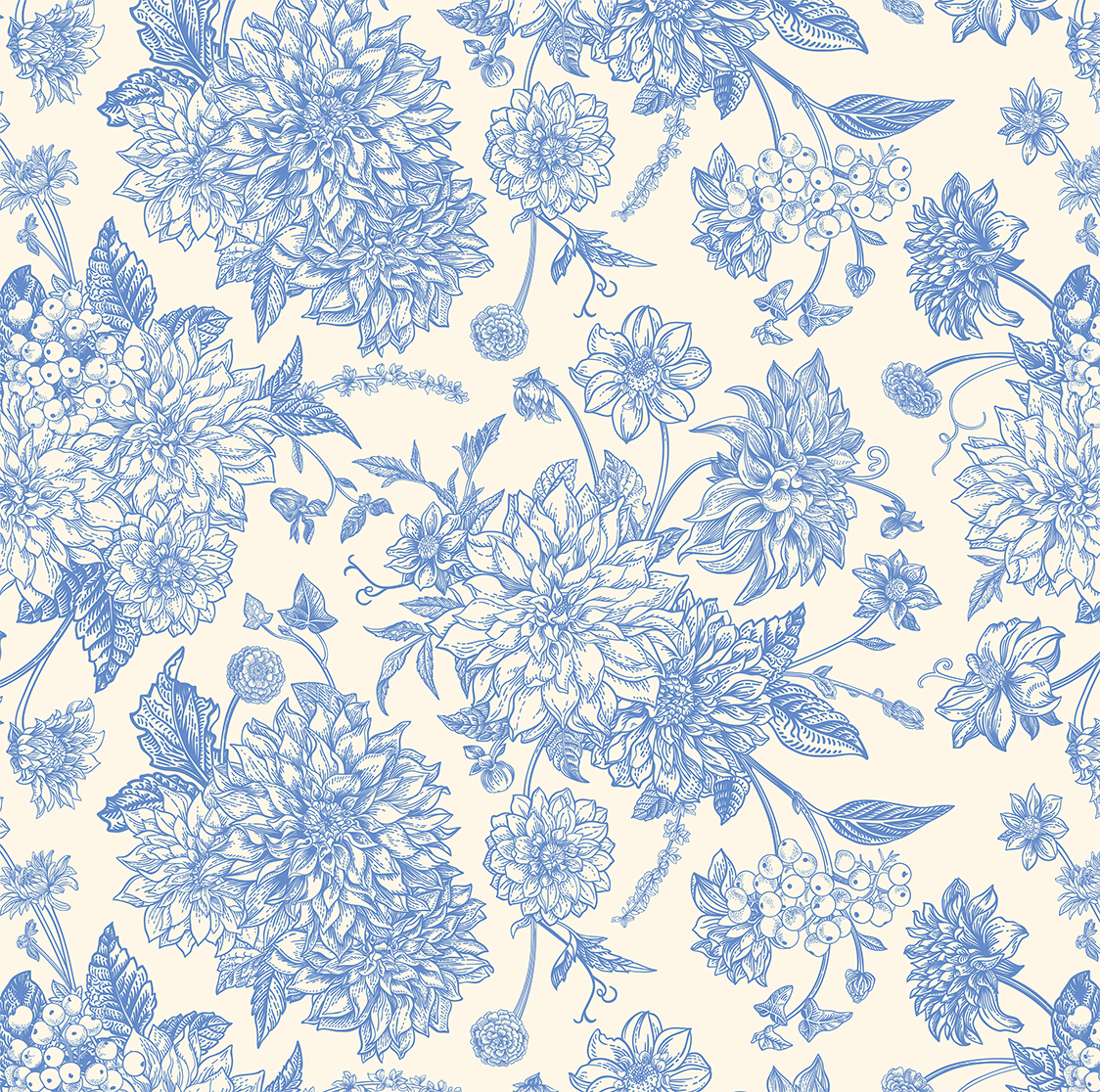 Tiny Zip Pouch – Toile - Gateway Gifts