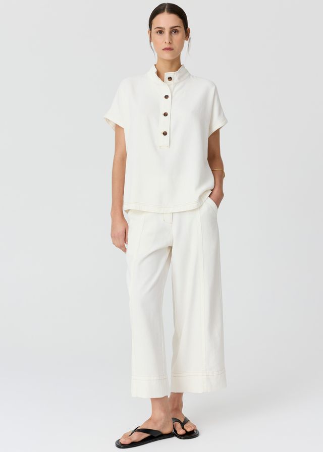 Anise Crop Pant Chalk