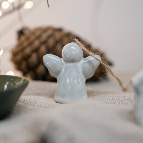 Lucia Hanging Angel Whitewash