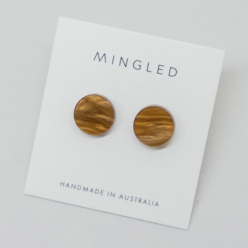 15mm Round Stud - Caramel - Gateway Gifts