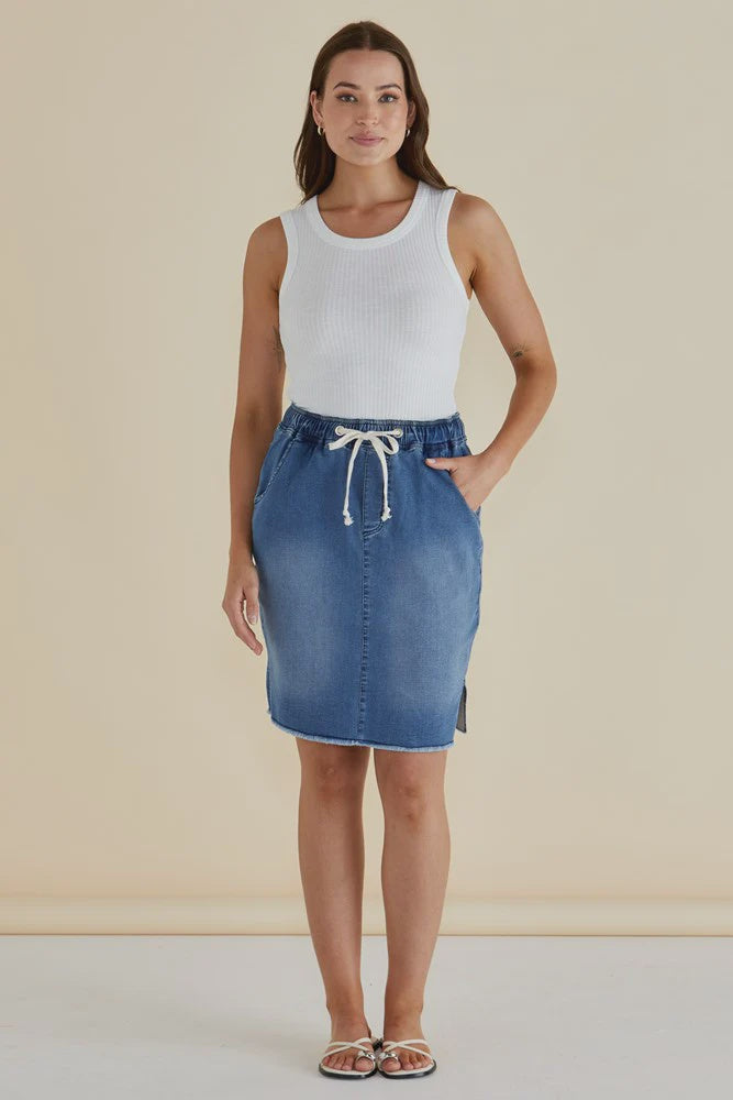 Augie Denim Skirt - Gateway Gifts