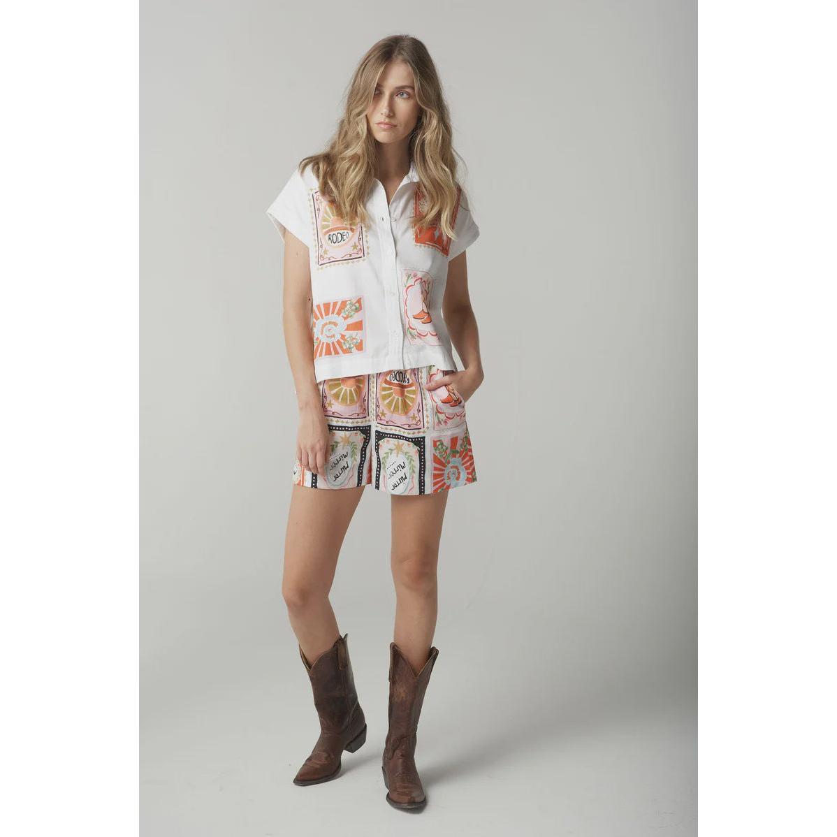 Rodeo Print Shorts - Gateway Gifts