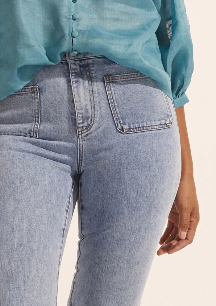 College Jean Washed Denim
