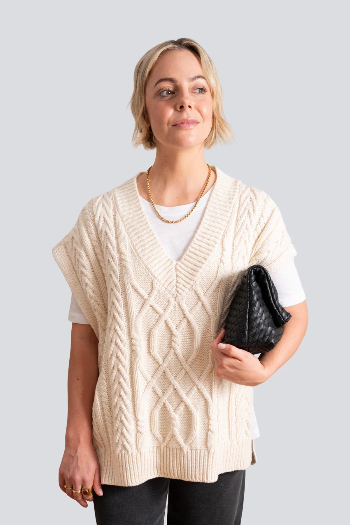 Avery Vest / Ivory - Gateway Gifts