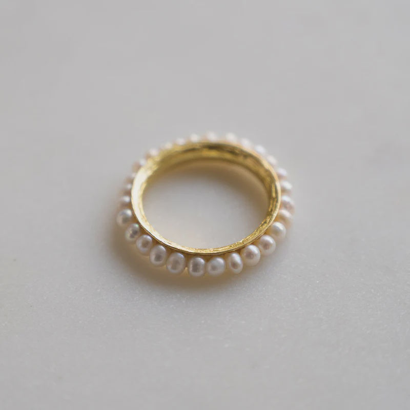 Eternity Pearl Ring