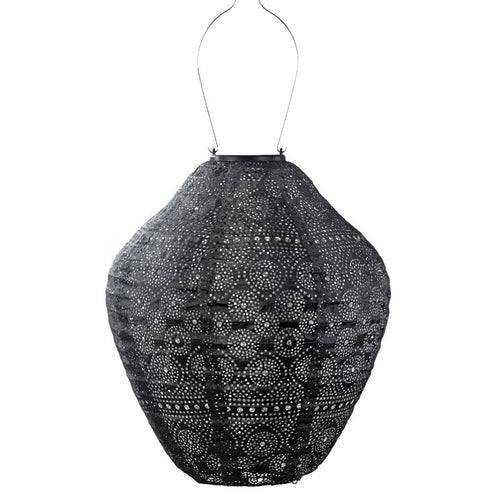 Lumiz Solar Lantern30cm Jar Spectare Dark Grey