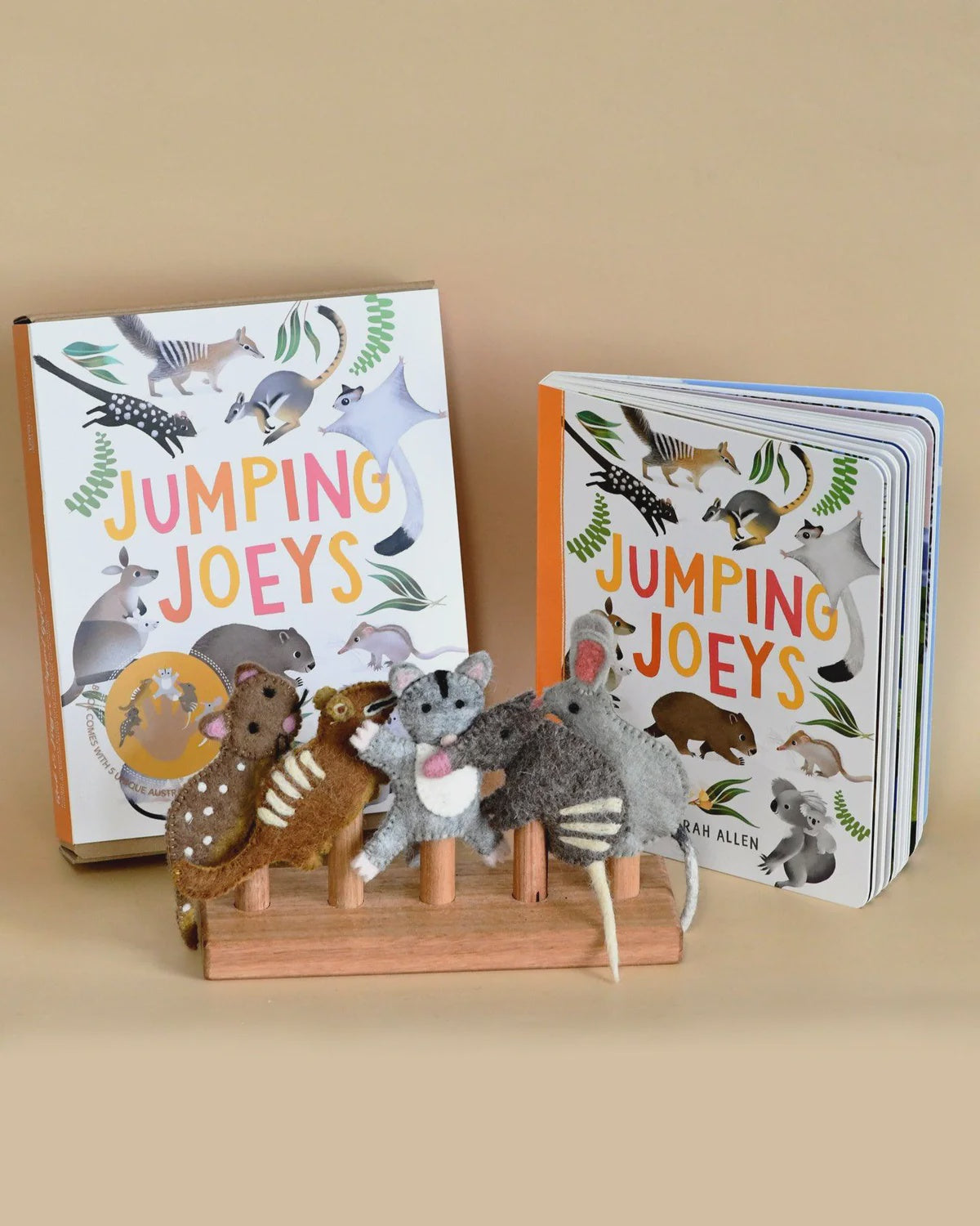 Jumping Joey's Finger Puppets & Book