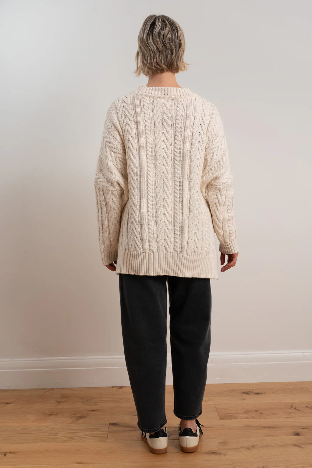 Soft Touch Cable Pullover / Ivory - Gateway Gifts