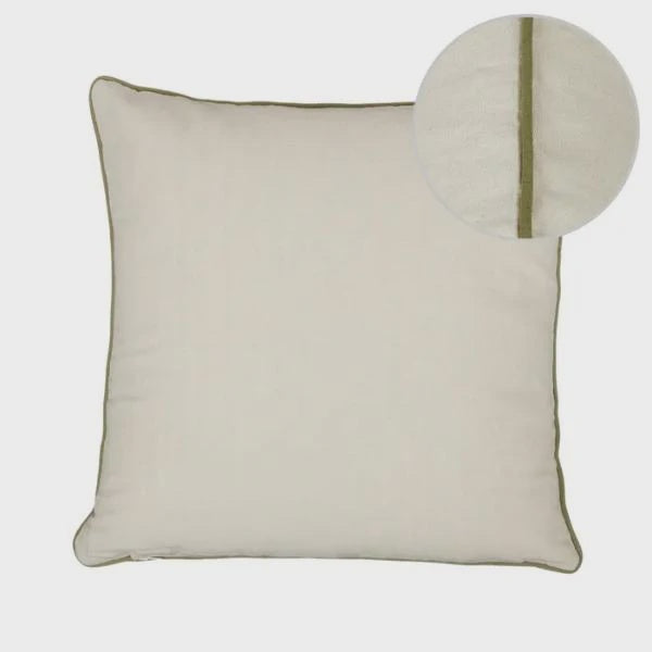 Jane Linen / Cotton Cushion / Olive
