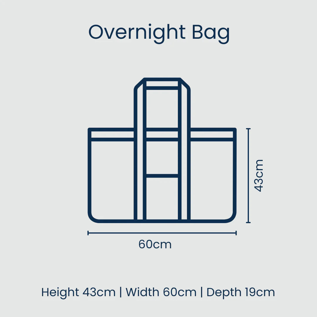 Geo Floral Overnight Bag