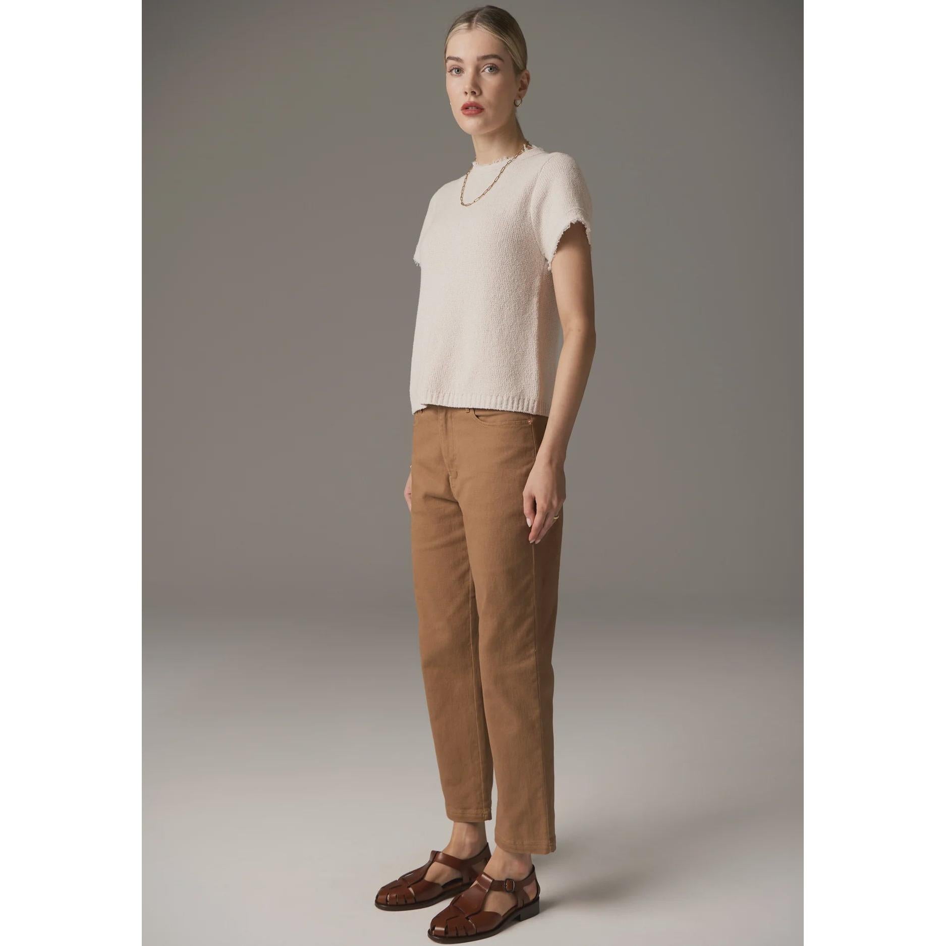 Nara Fringed Tee Natural