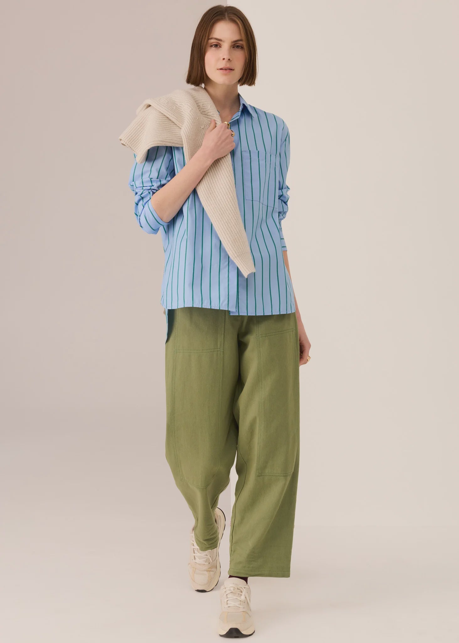 Marlon Stripe Shirt / Blue Stripe - Gateway Gifts