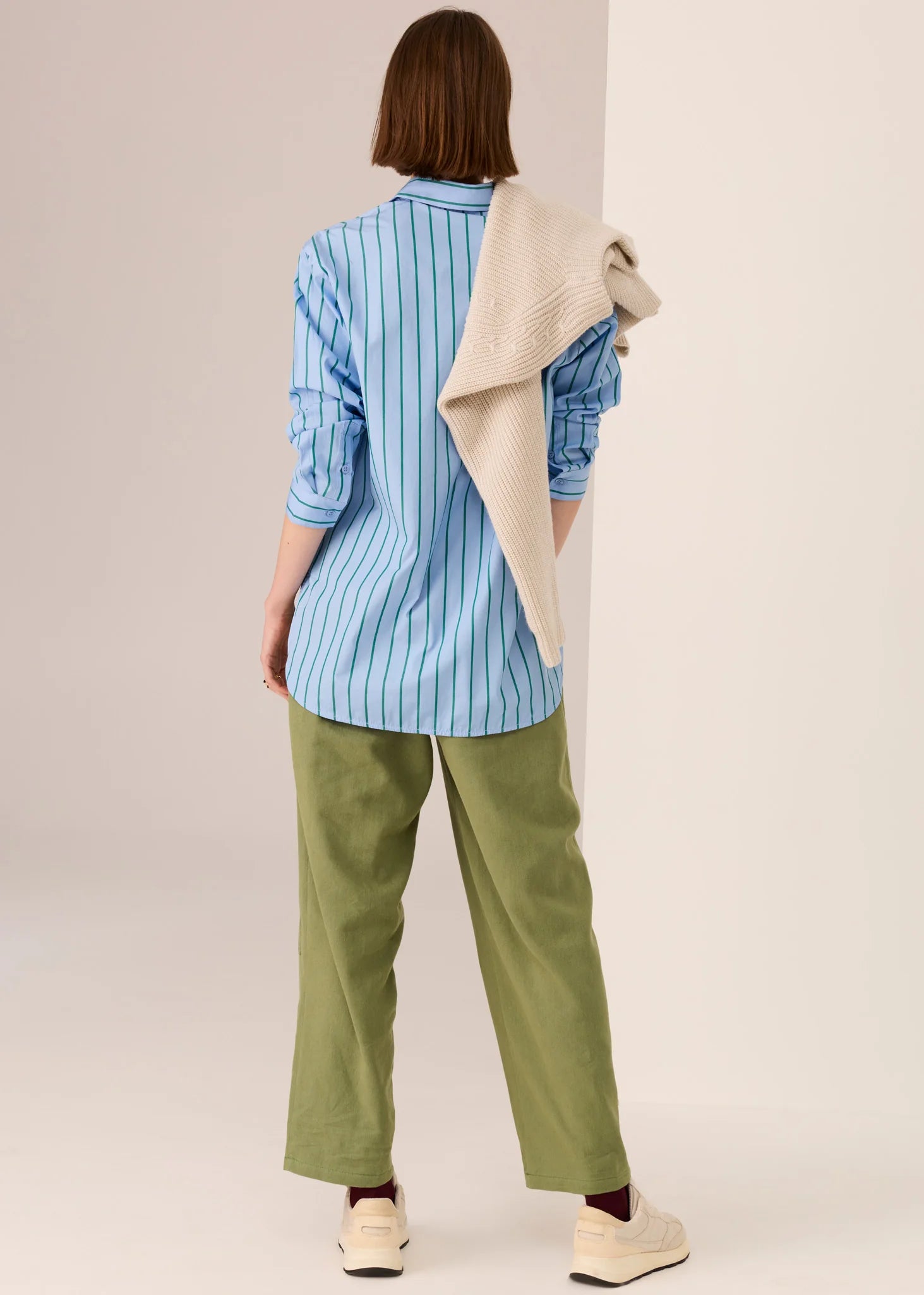 Marlon Stripe Shirt / Blue Stripe - Gateway Gifts