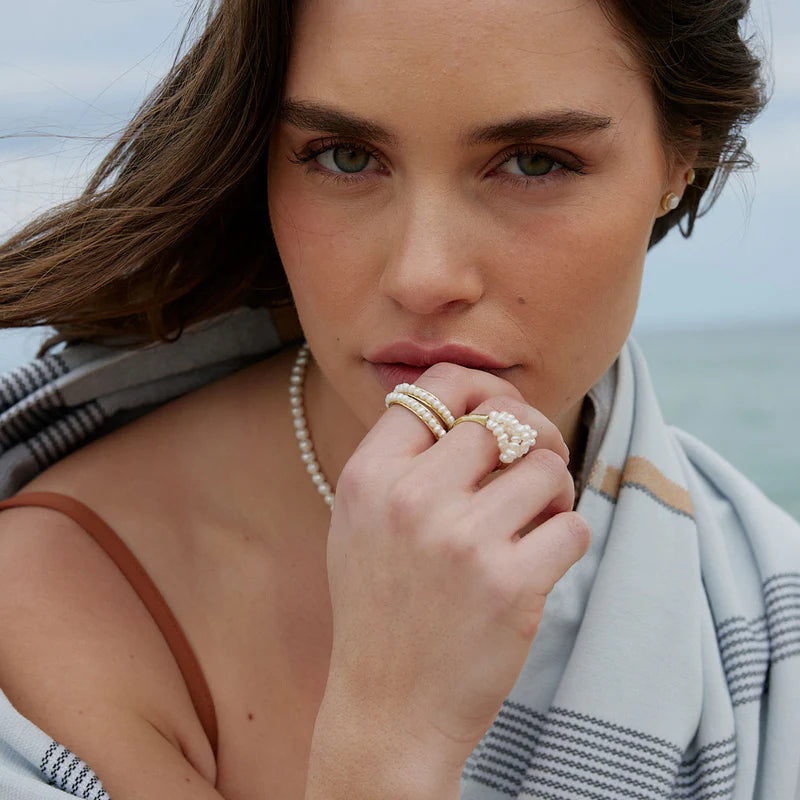 Layers Of Love Pearl Ring