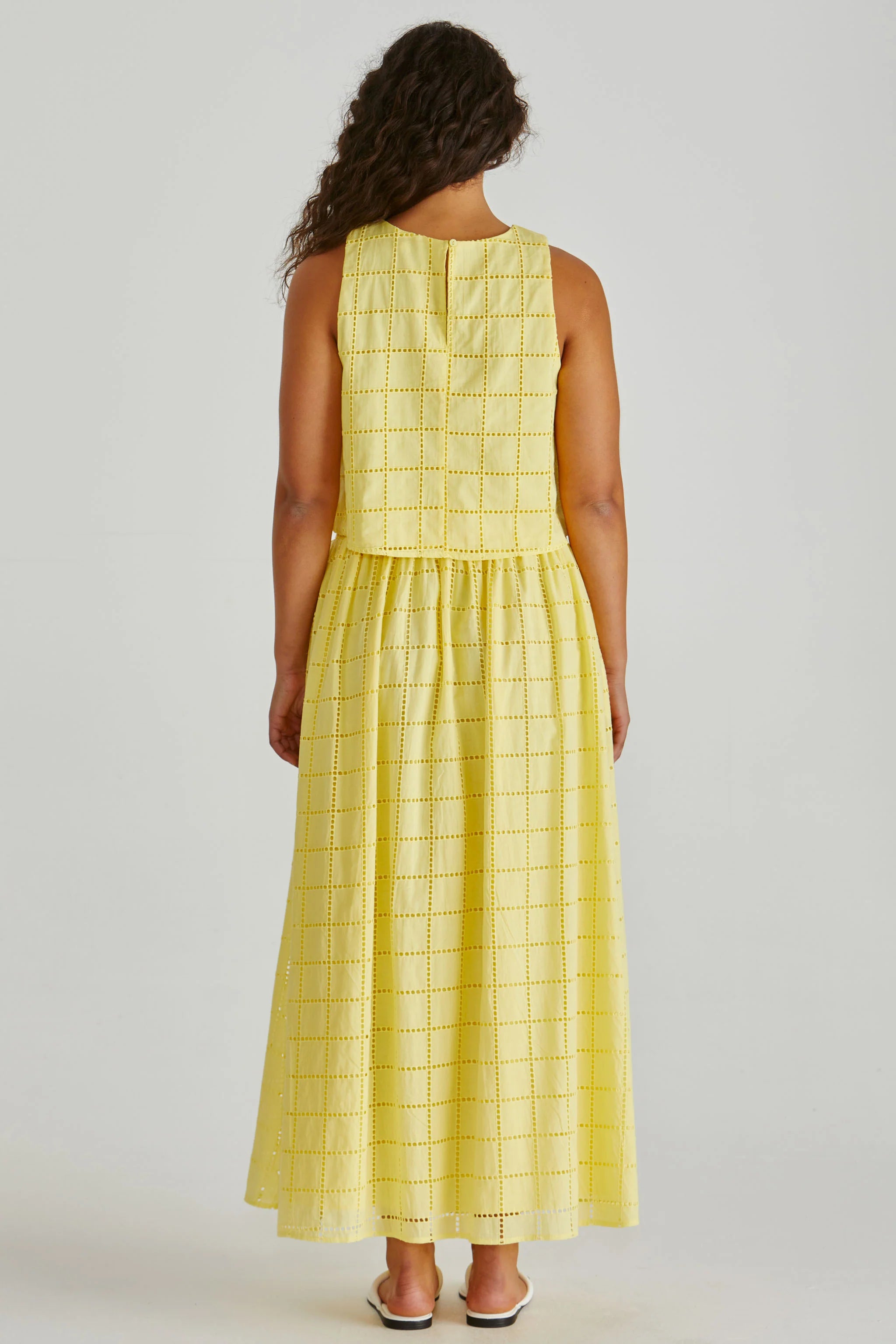 Helmi Broderie Tank - Gateway Gifts