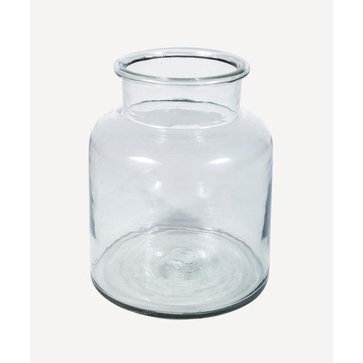 Wide Large Glass Vase
