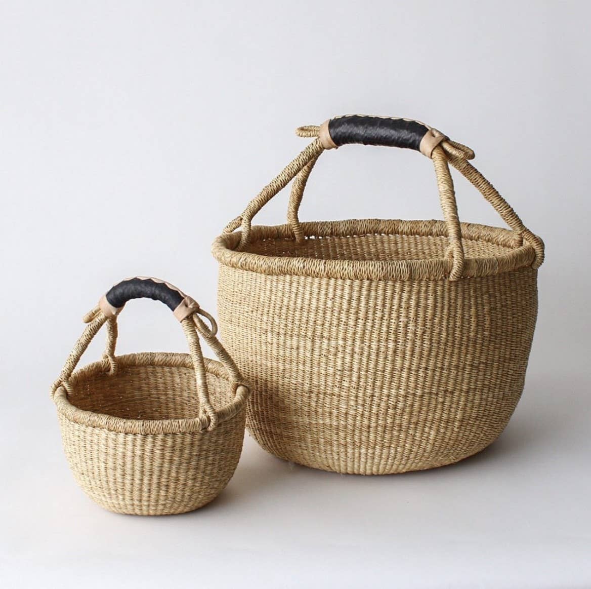 Natural Round basket: Large