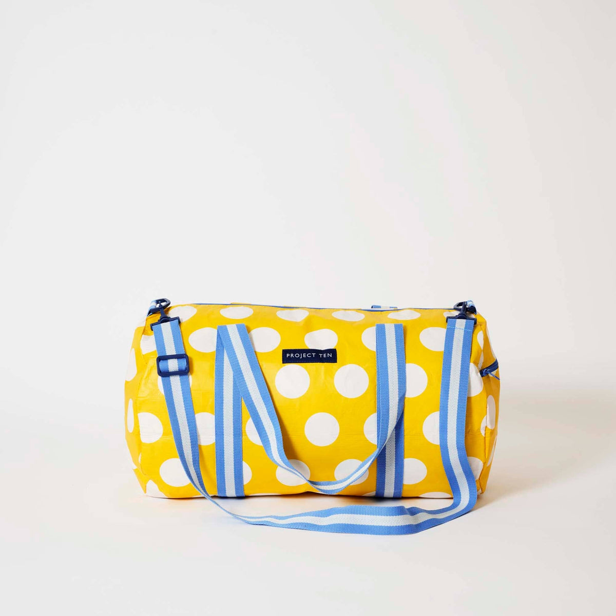 Barrel Bag – Yellow Polka Dot - Gateway Gifts