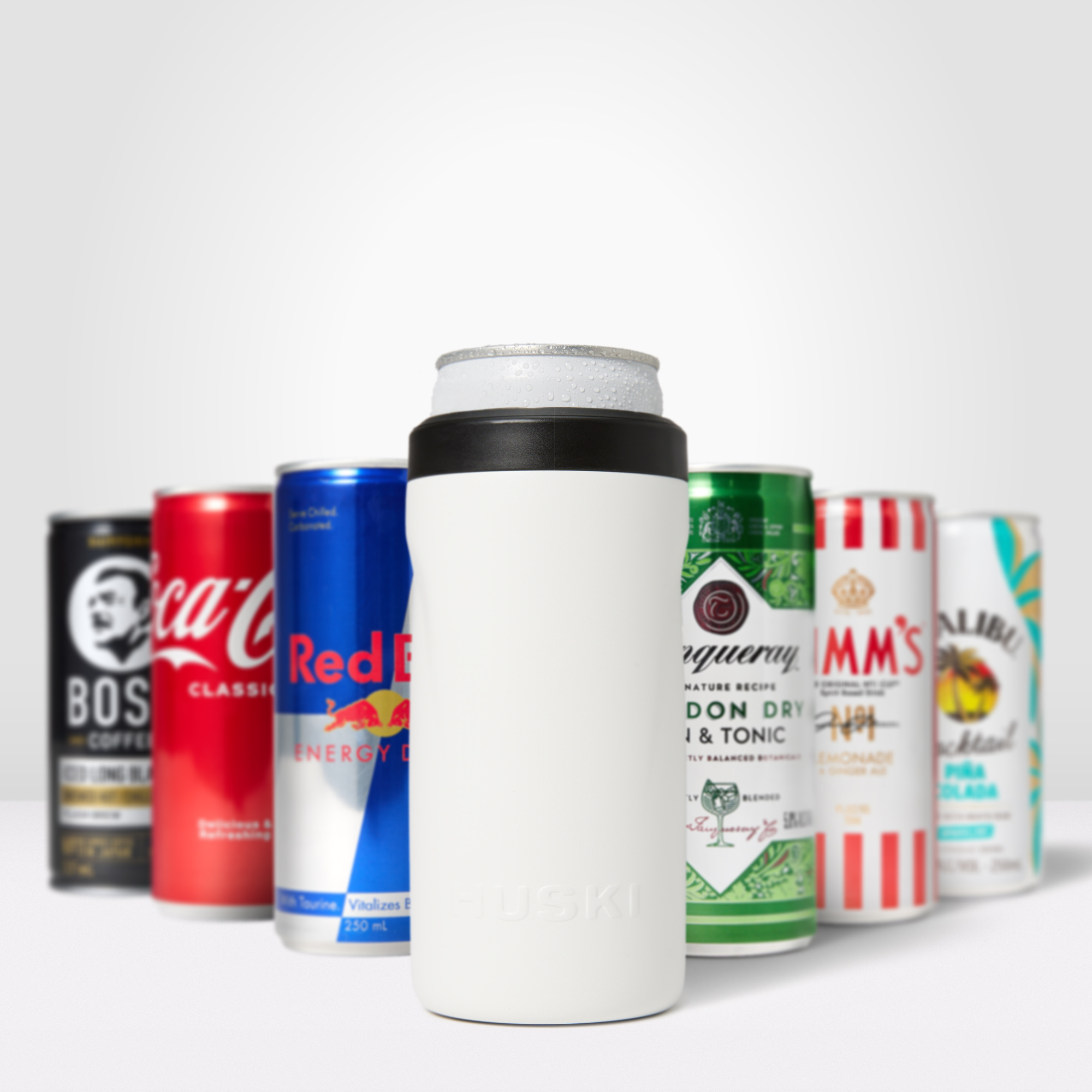 NEW: Huski Slim Can Cooler - Champagne - Gateway Gifts