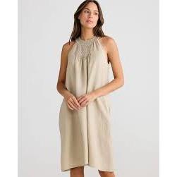 Lopez Dress Natural Unlined Linen