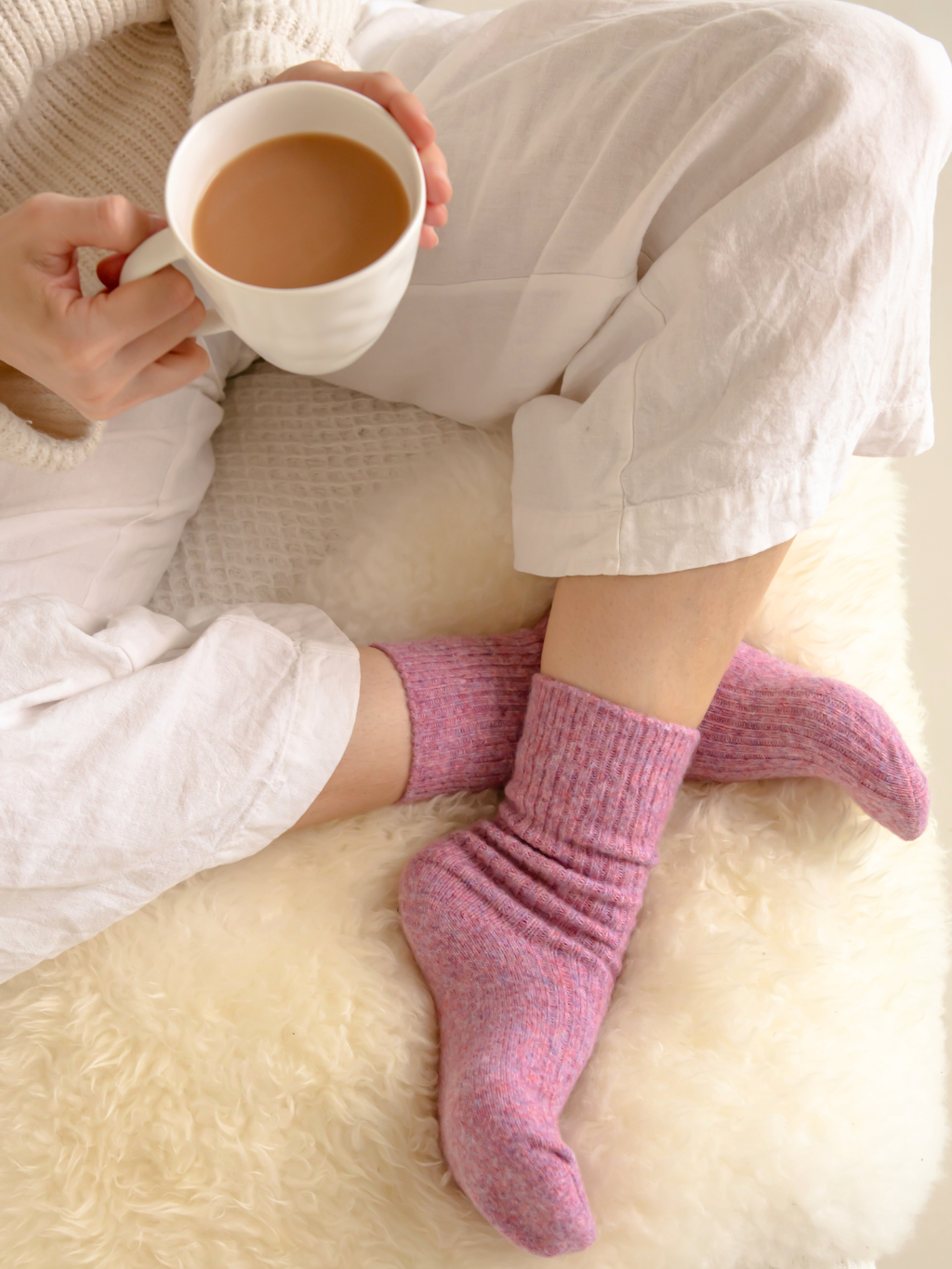 The Comfiest Socks - Heather Rose (NEW!): S/M - Gateway Gifts