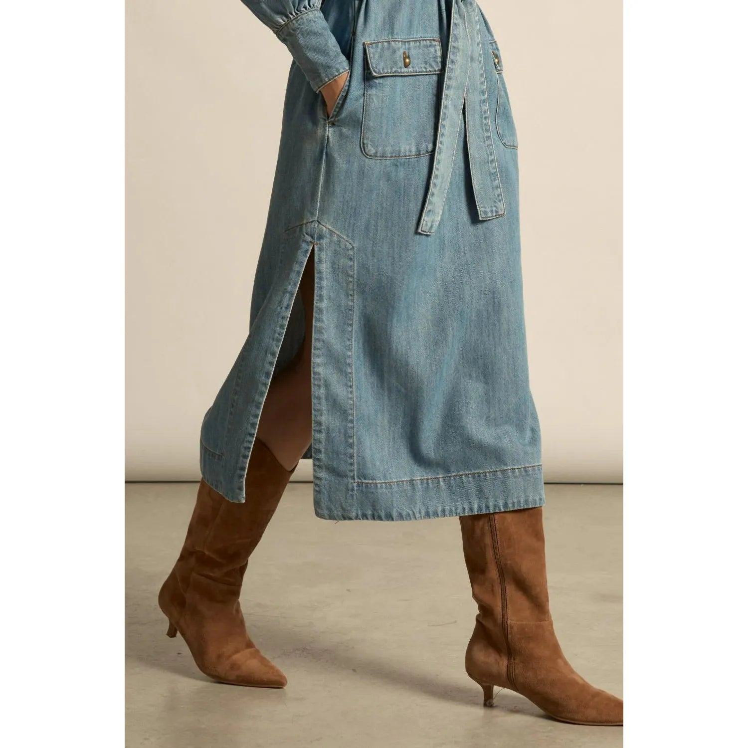 Echelon Dress Light Wash - Gateway Gifts