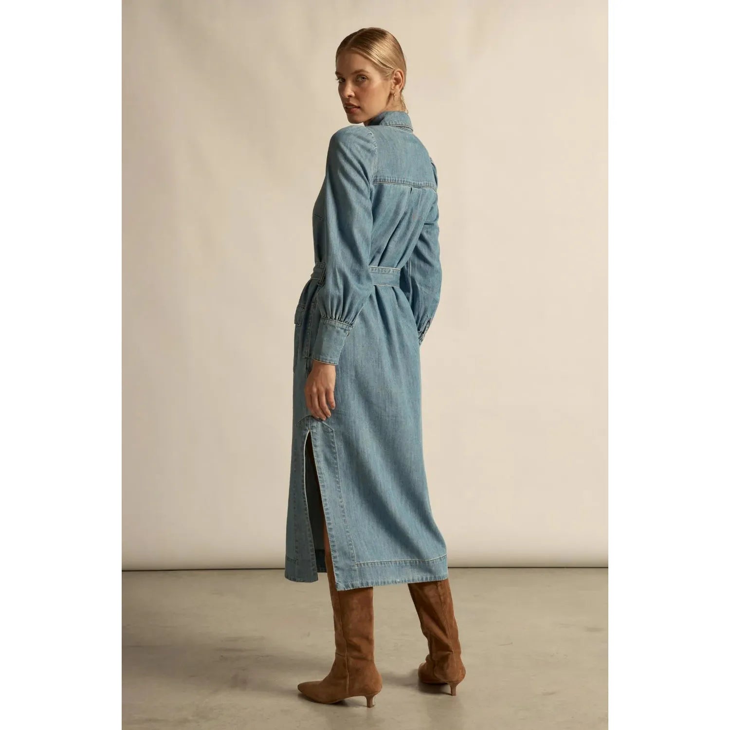 Echelon Dress Light Wash - Gateway Gifts