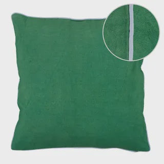 Jane Linen / Cotton Cushion / Emerald