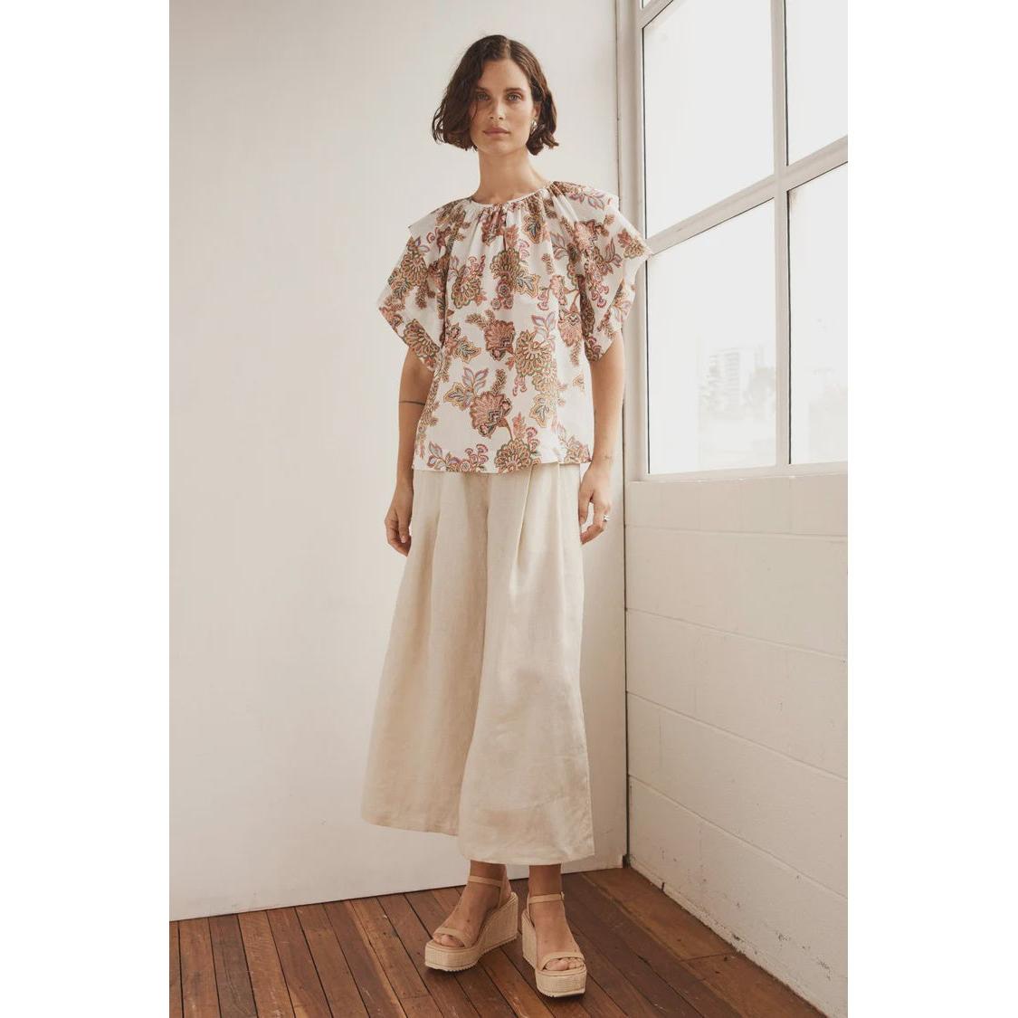 Flout Top K'gari Cream