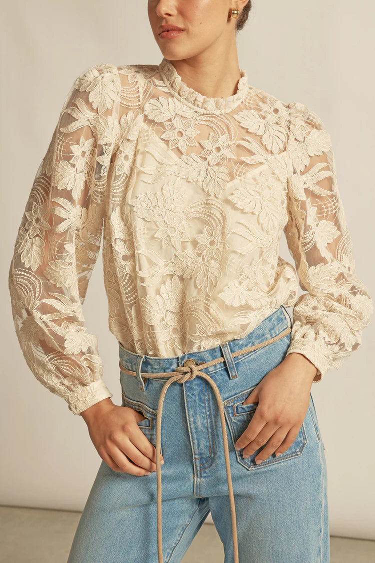 Glint Top Ecru - Gateway Gifts