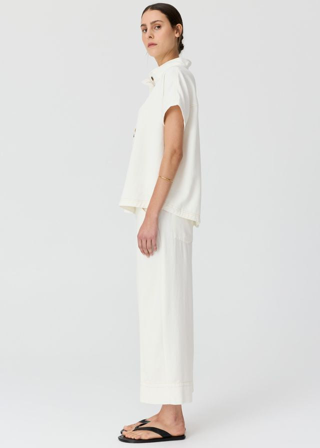 Anise Crop Pant Chalk