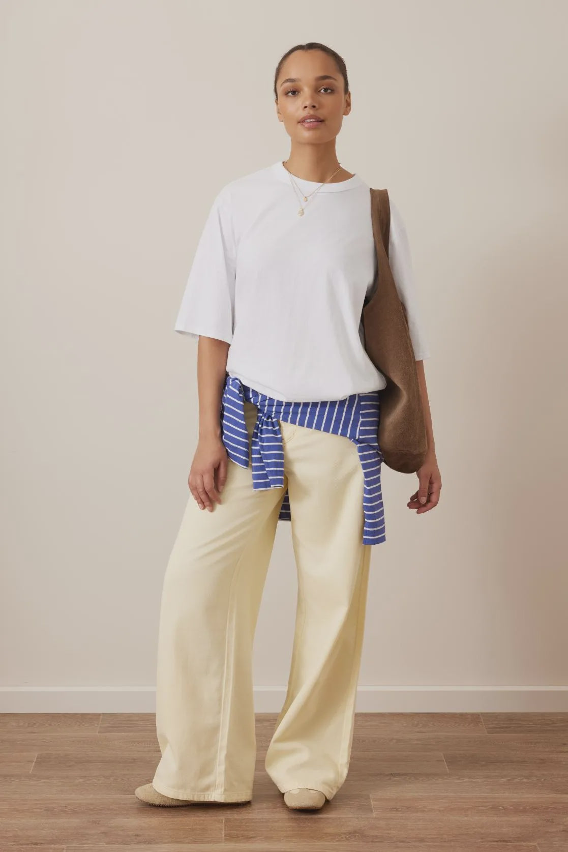 Luna Relaxed Tee White
