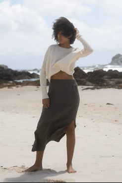 Miri Cashmere Knit Ivory - Gateway Gifts