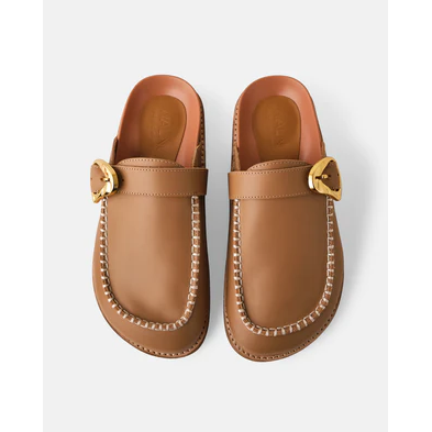 Pia Leather Mule