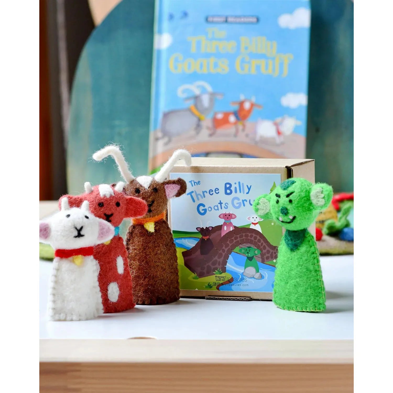 Three Billy Goats Gruff Finger Puppets - Gateway Gifts