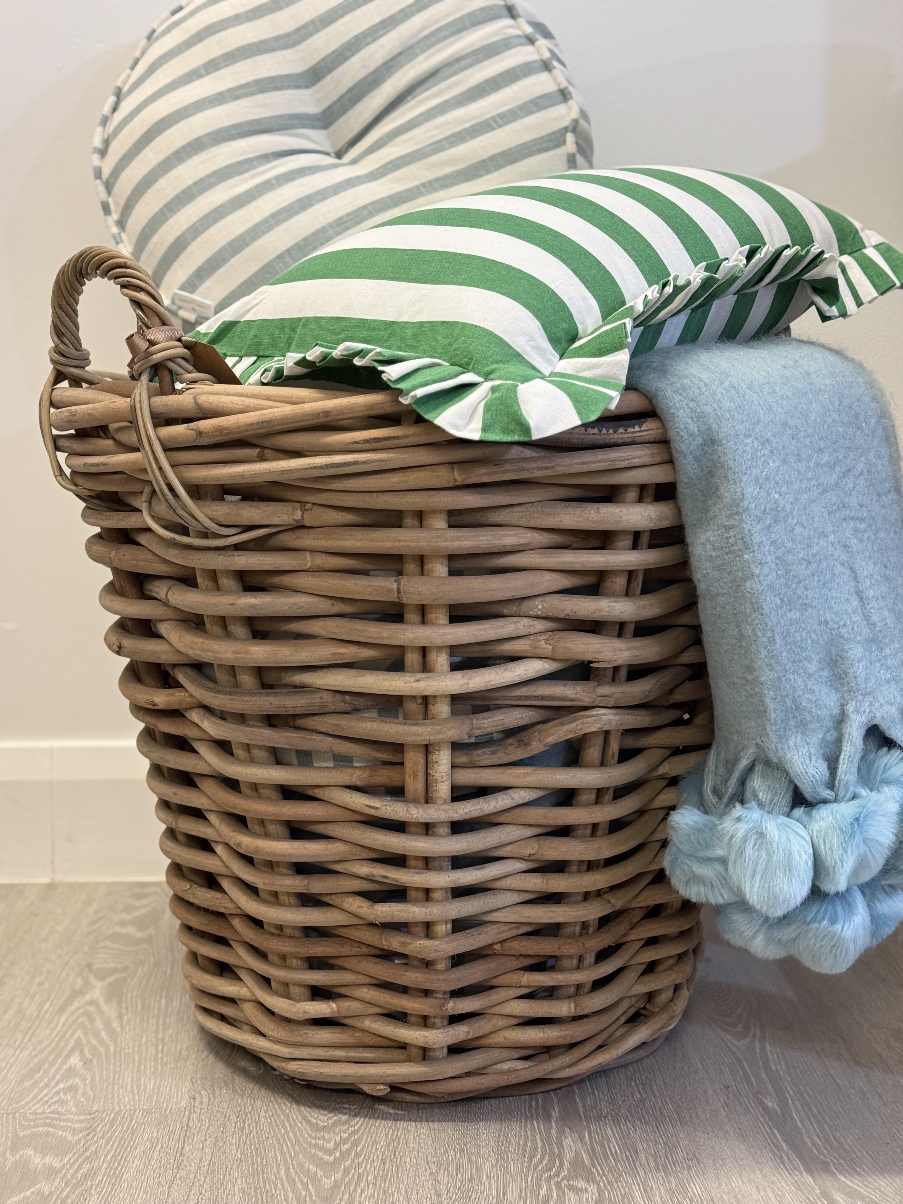 Grove Chunky Wood Basket
