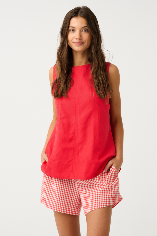 Demi Short Mandarin Gingham - Gateway Gifts